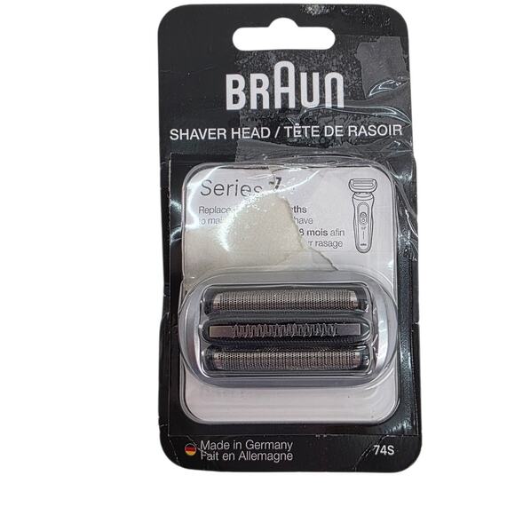 Braun Series 7 Shaver Head 74S Compatible 7 7120s 7125s 7127cs 7171cc 7175cc - Picture 1 of 7